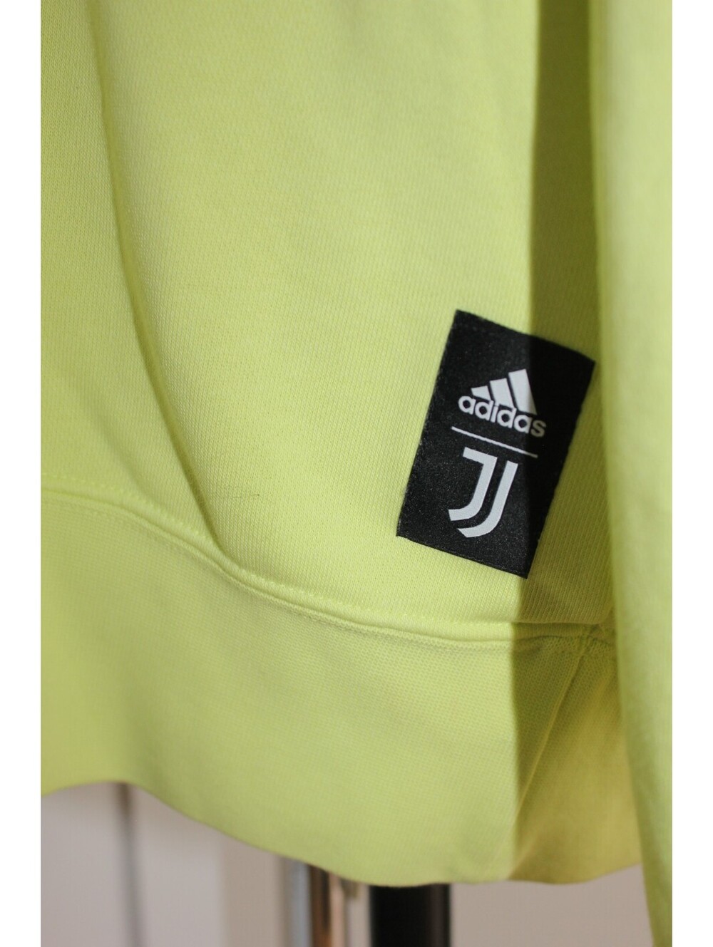 adidas Juventus FC Sweatshirt Mens Large L Signal Green Crewneck Soccer Pullover - Picture 6 of 14